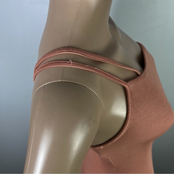 ENZA COSTA REVOLVE RIBBED ONE-SHOULDER MINI DRESS - Picture 6 of 11